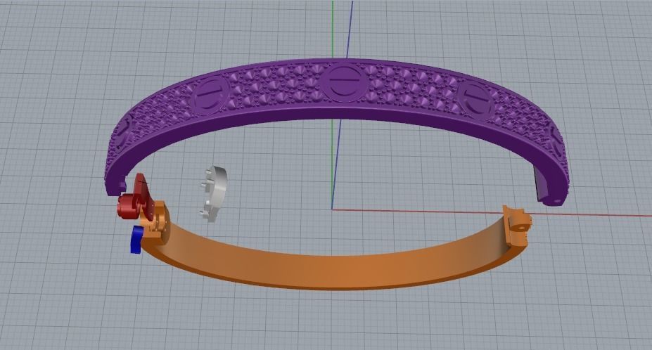 Bracelet N011541 3D print model_6