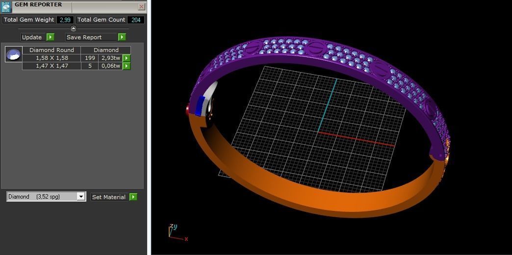 Bracelet N011541 3D print model_10