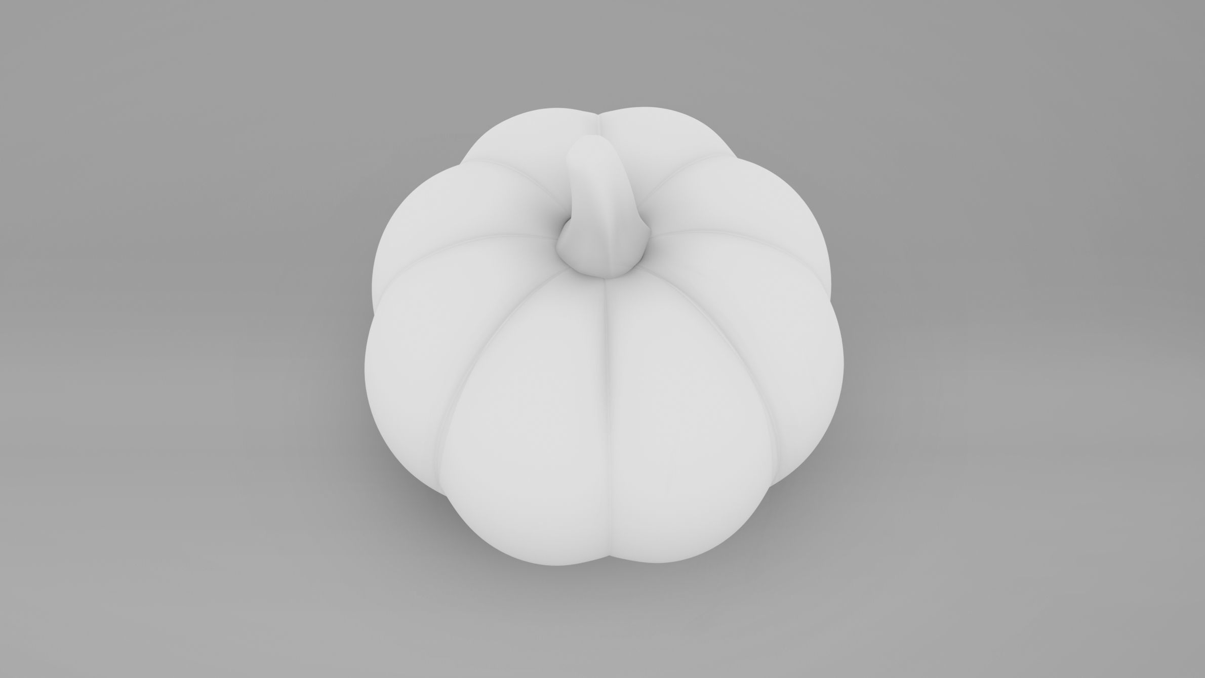 Pumpkin With Witch Hat Low-poly 3D model_15