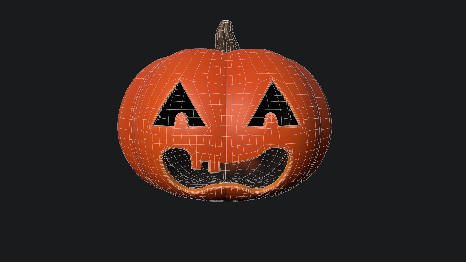 Halloween Pumpkin 2 3D model_6