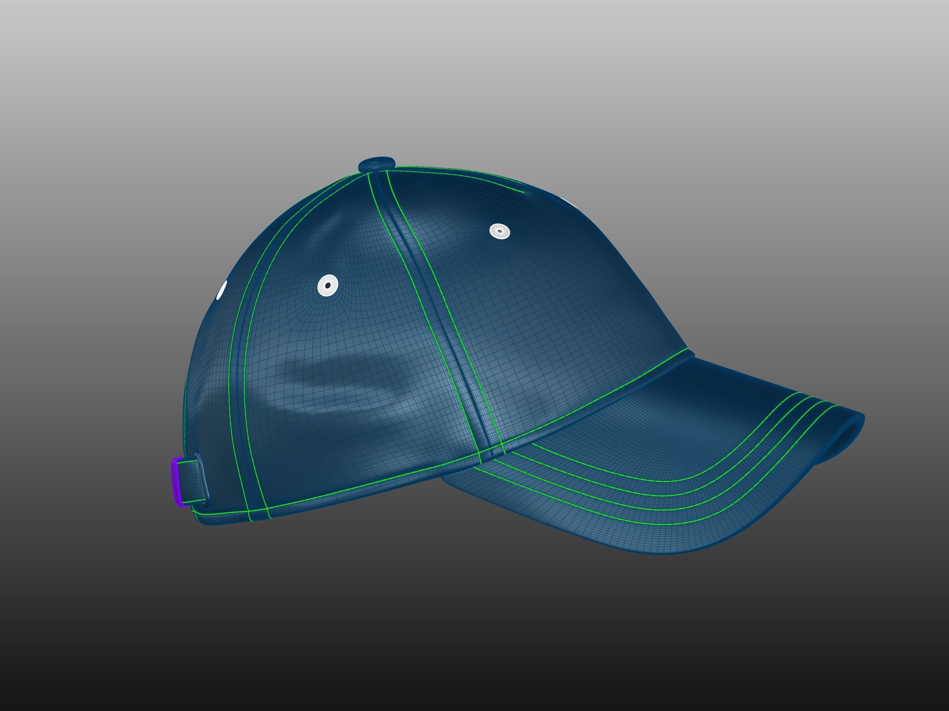 Cap 3D High Quality model Low-poly 3D model_13