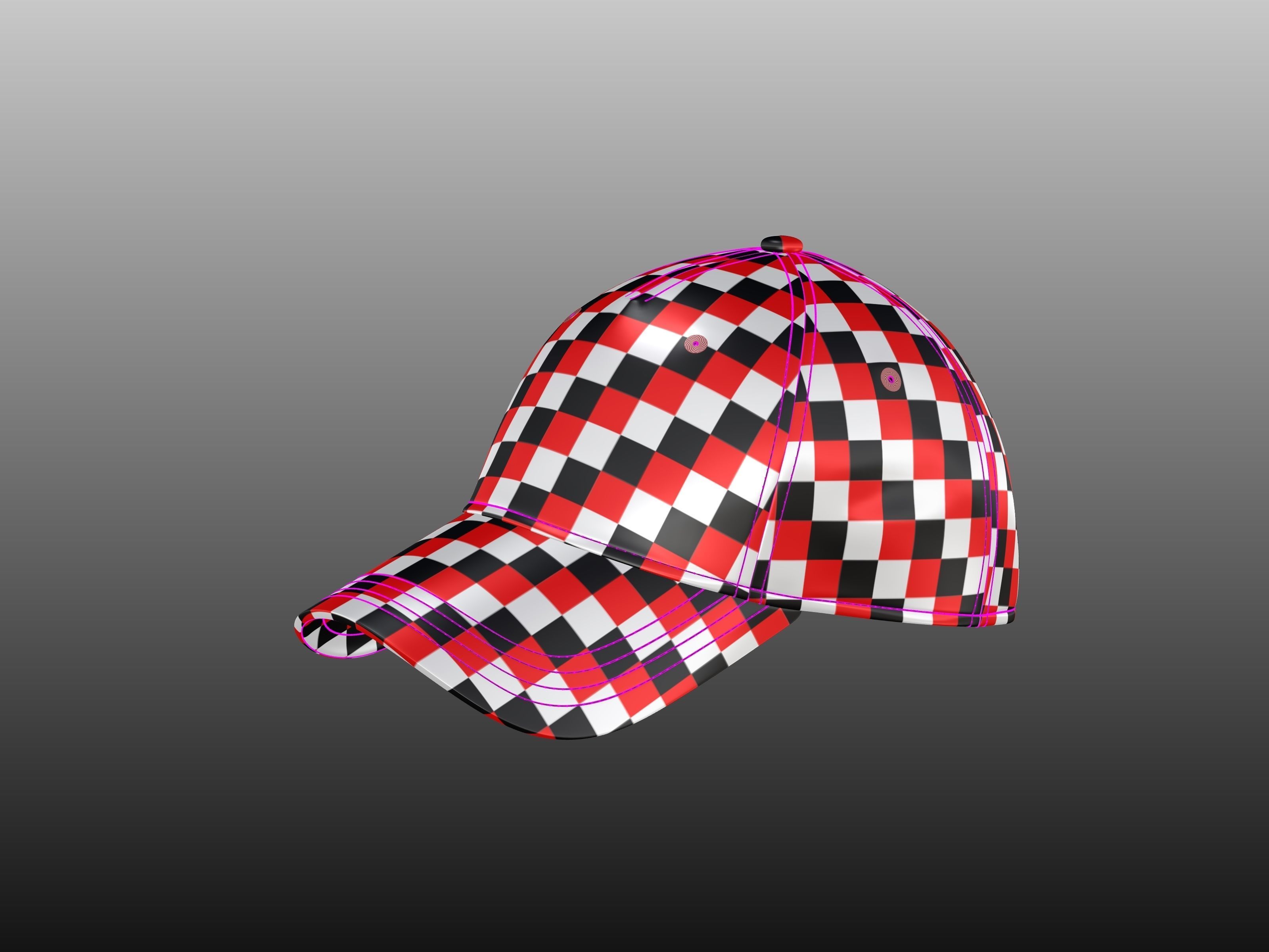 Cap 3D High Quality model Low-poly 3D model_12