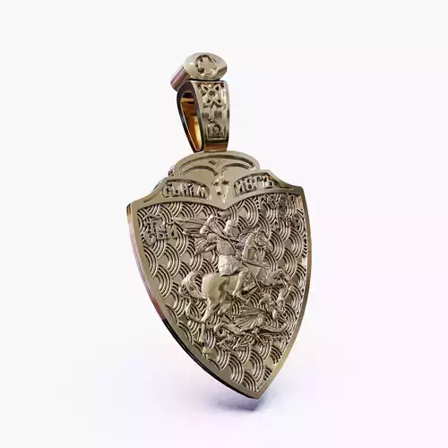 icon st George st Michael and st Gabriel ic 17