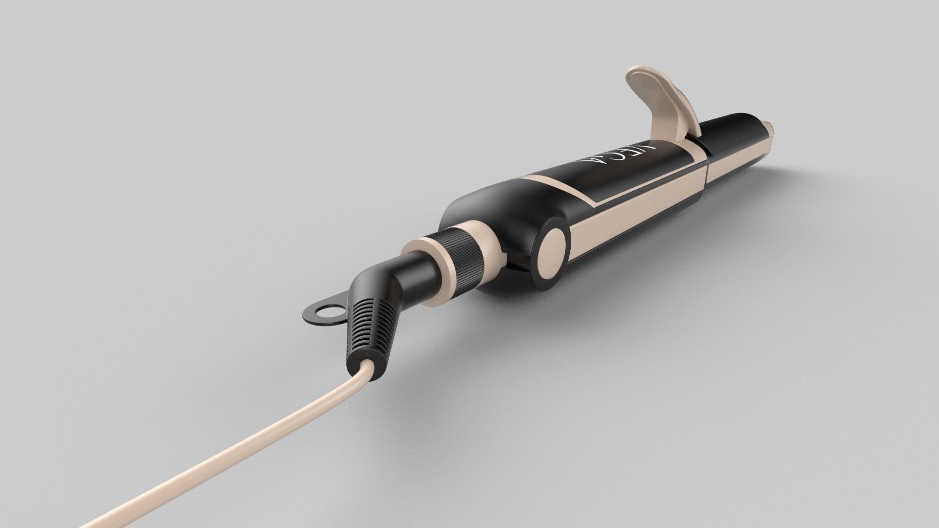 Hair Straightener 3D model_2