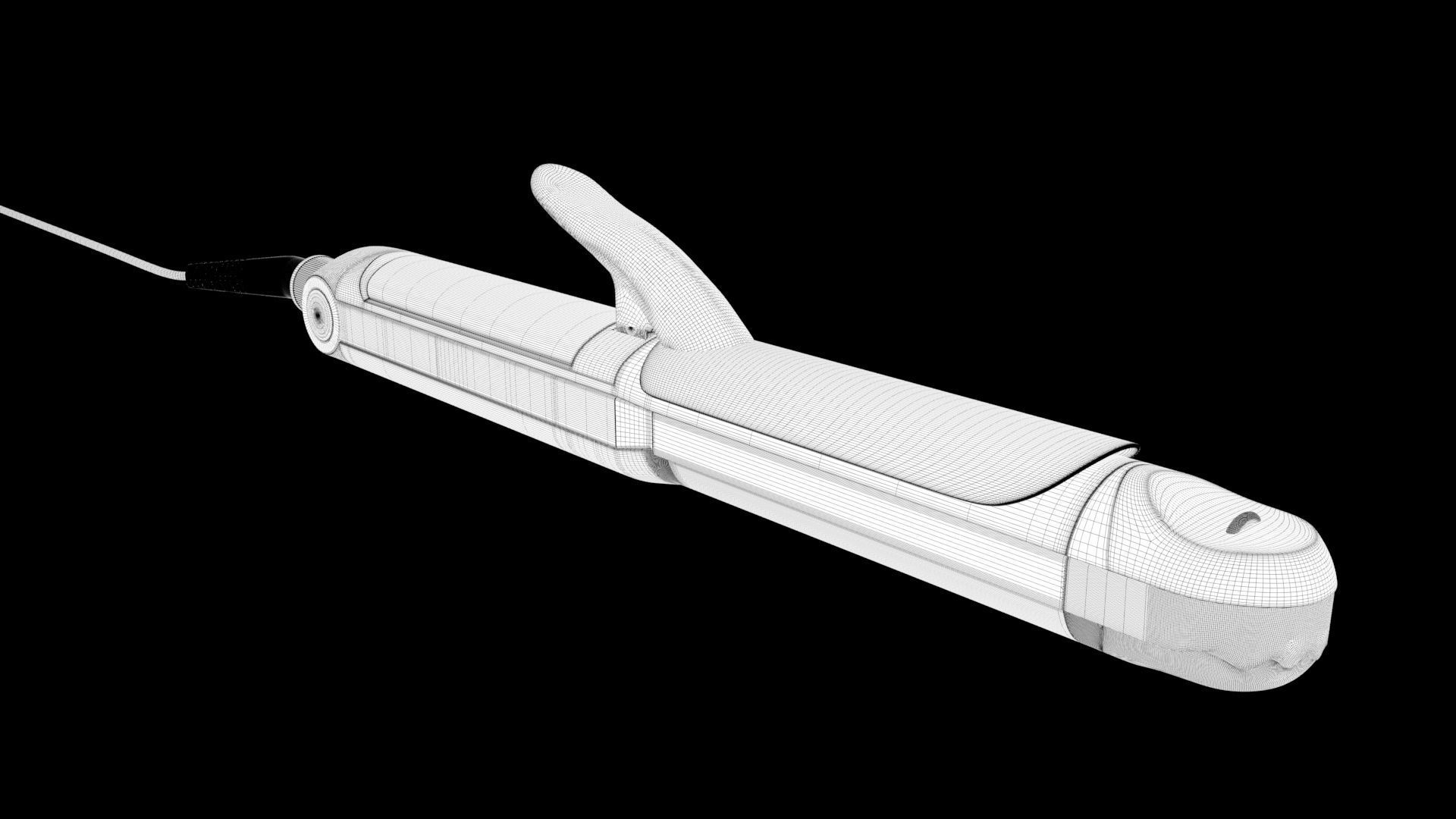 Hair Straightener 3D model_7