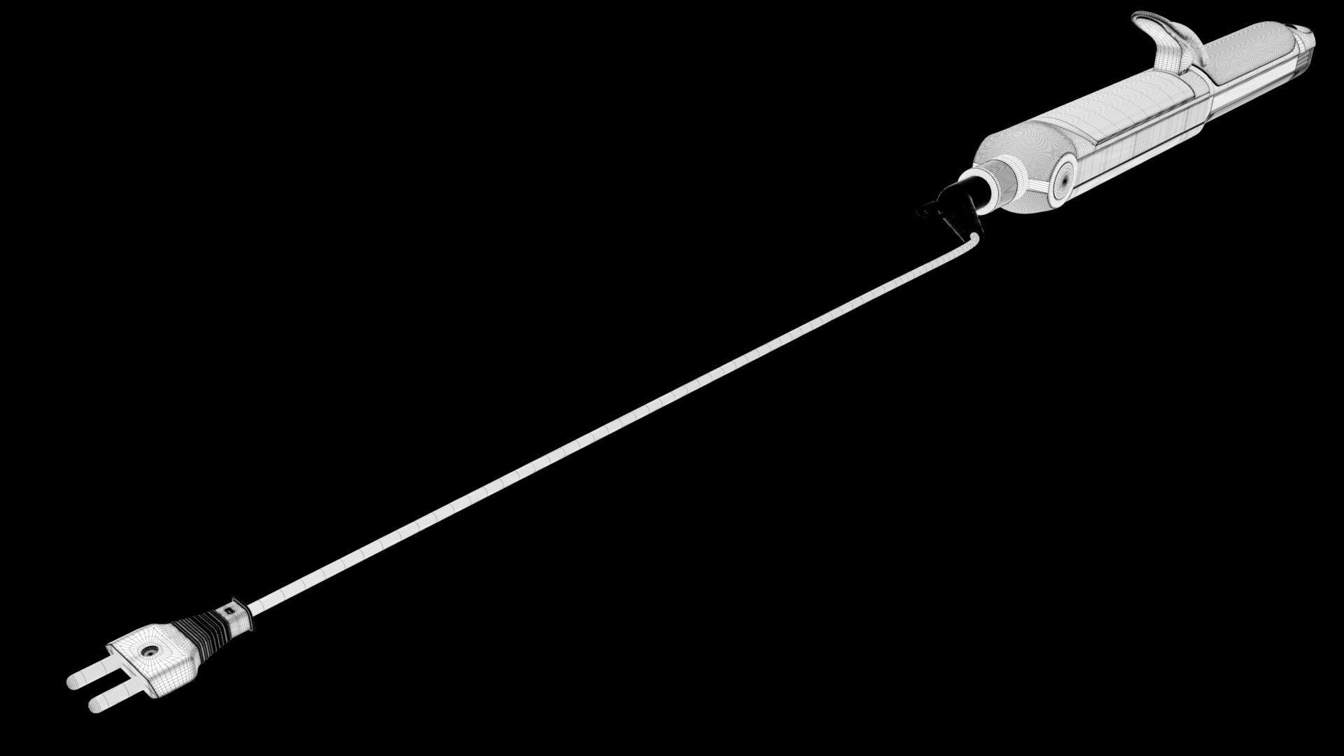 Hair Straightener 3D model_9