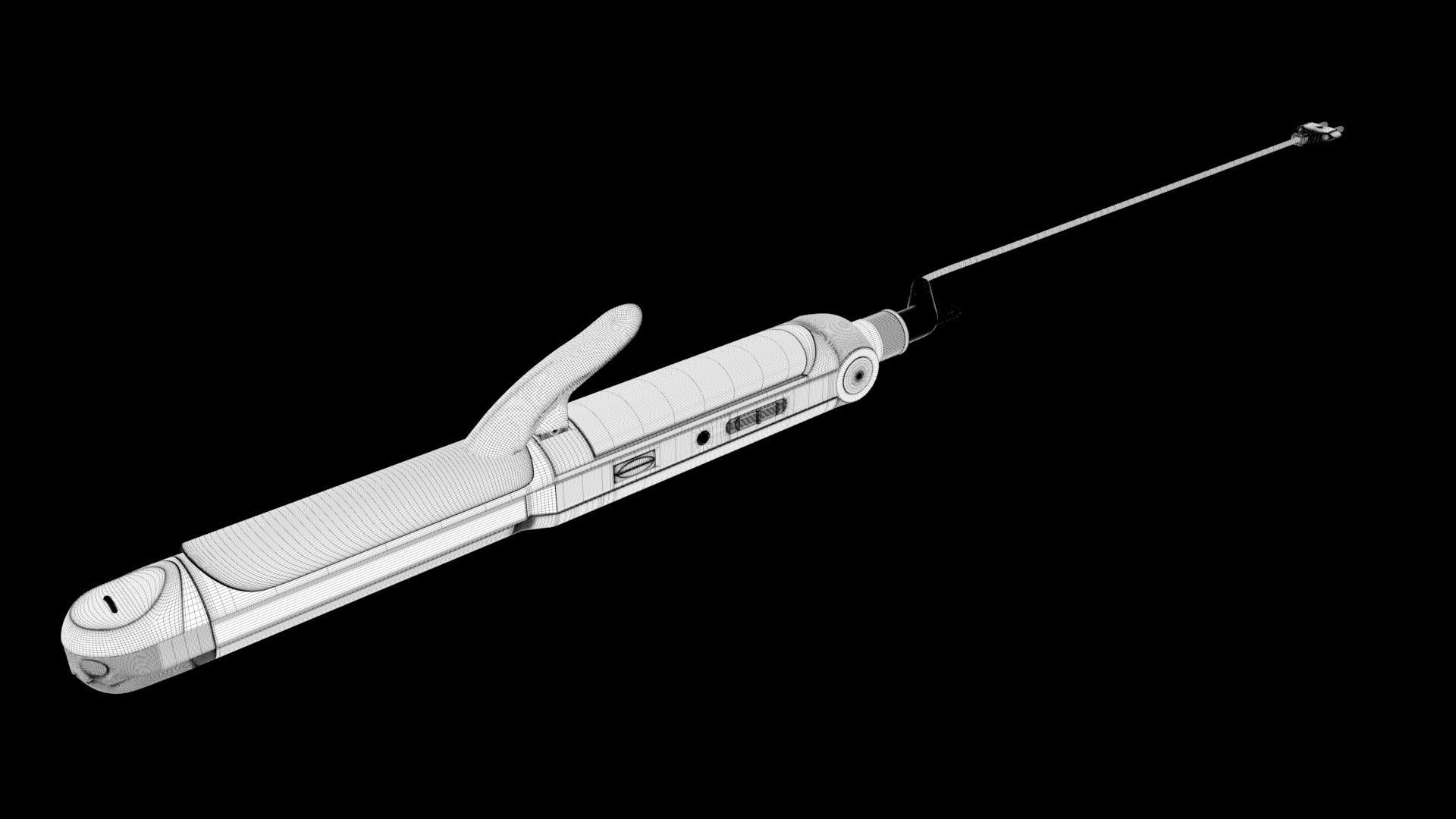 Hair Straightener 3D model_6