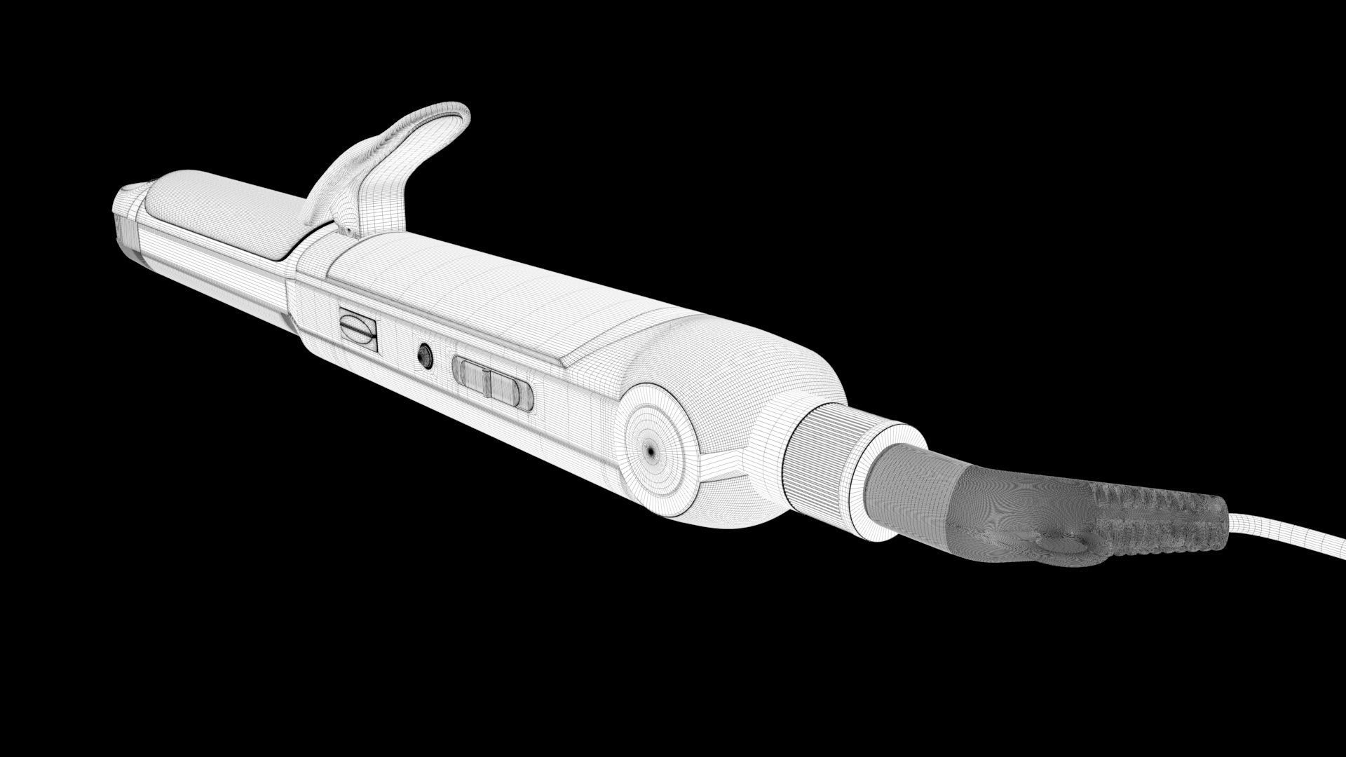 Hair Straightener 3D model_8
