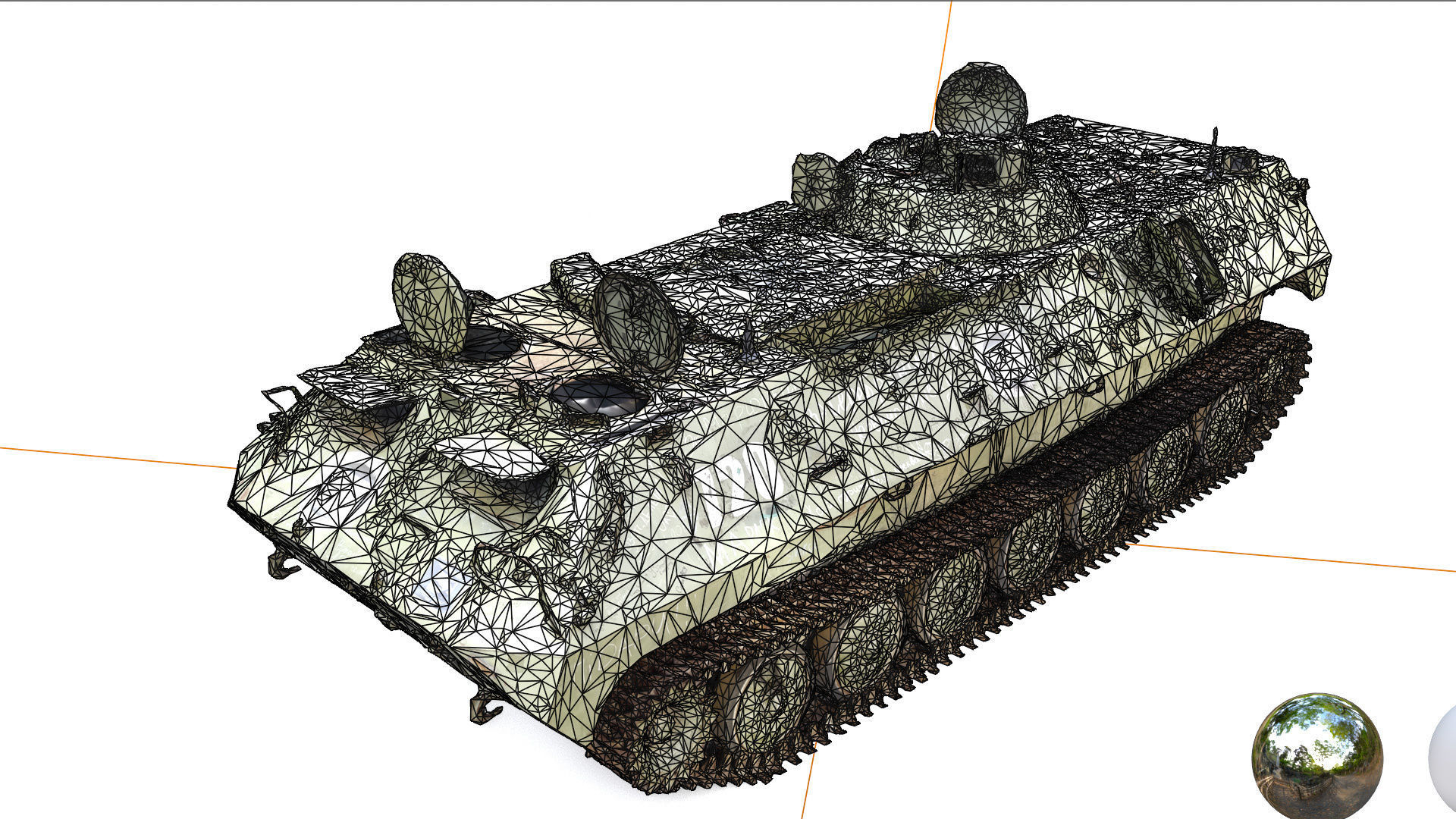 destroyed russian MT-LB multi-purpose towing vehicle 3D model_5