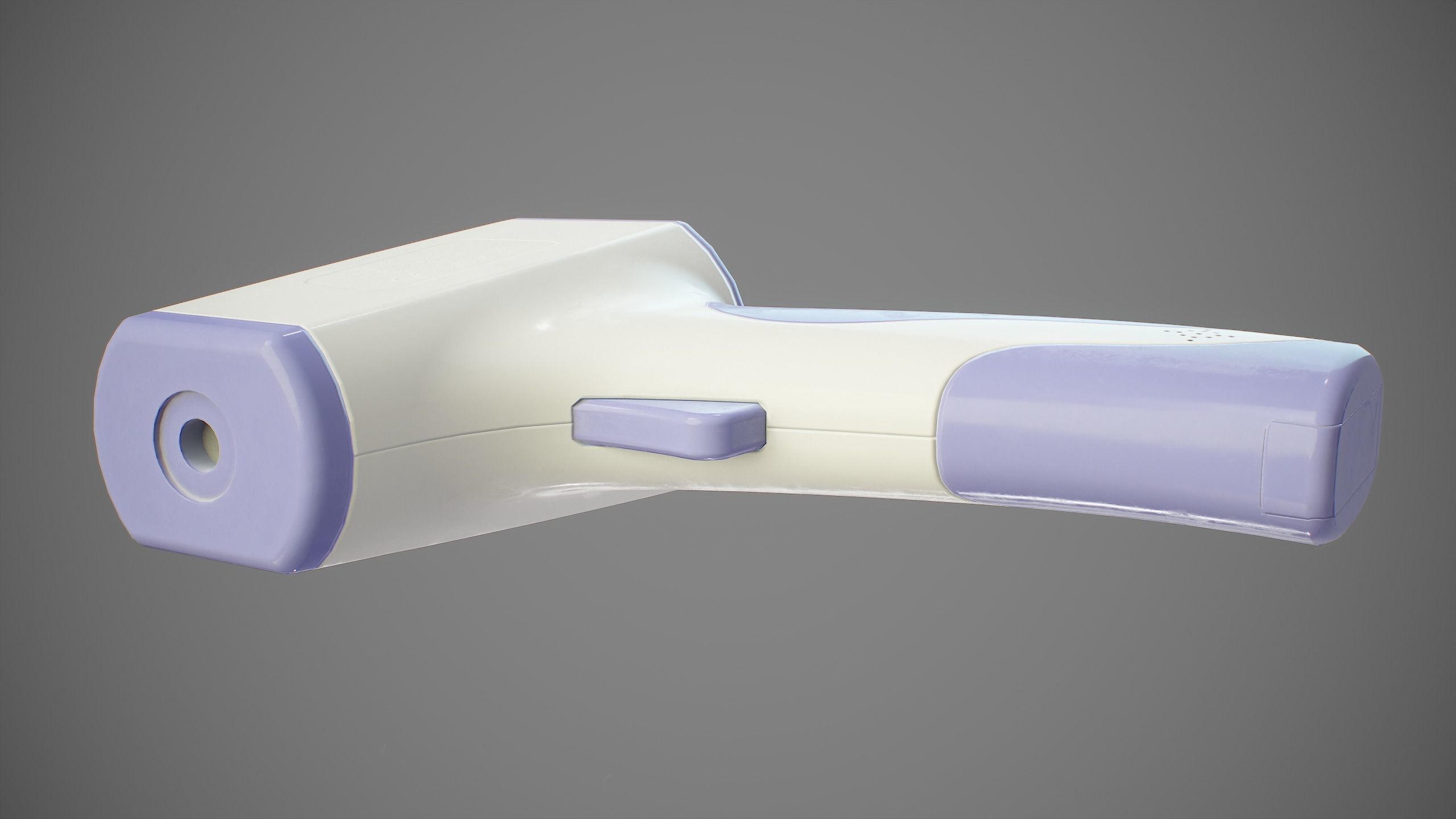 Infrared Forehead Thermometer PBR Low-poly 3D model_4