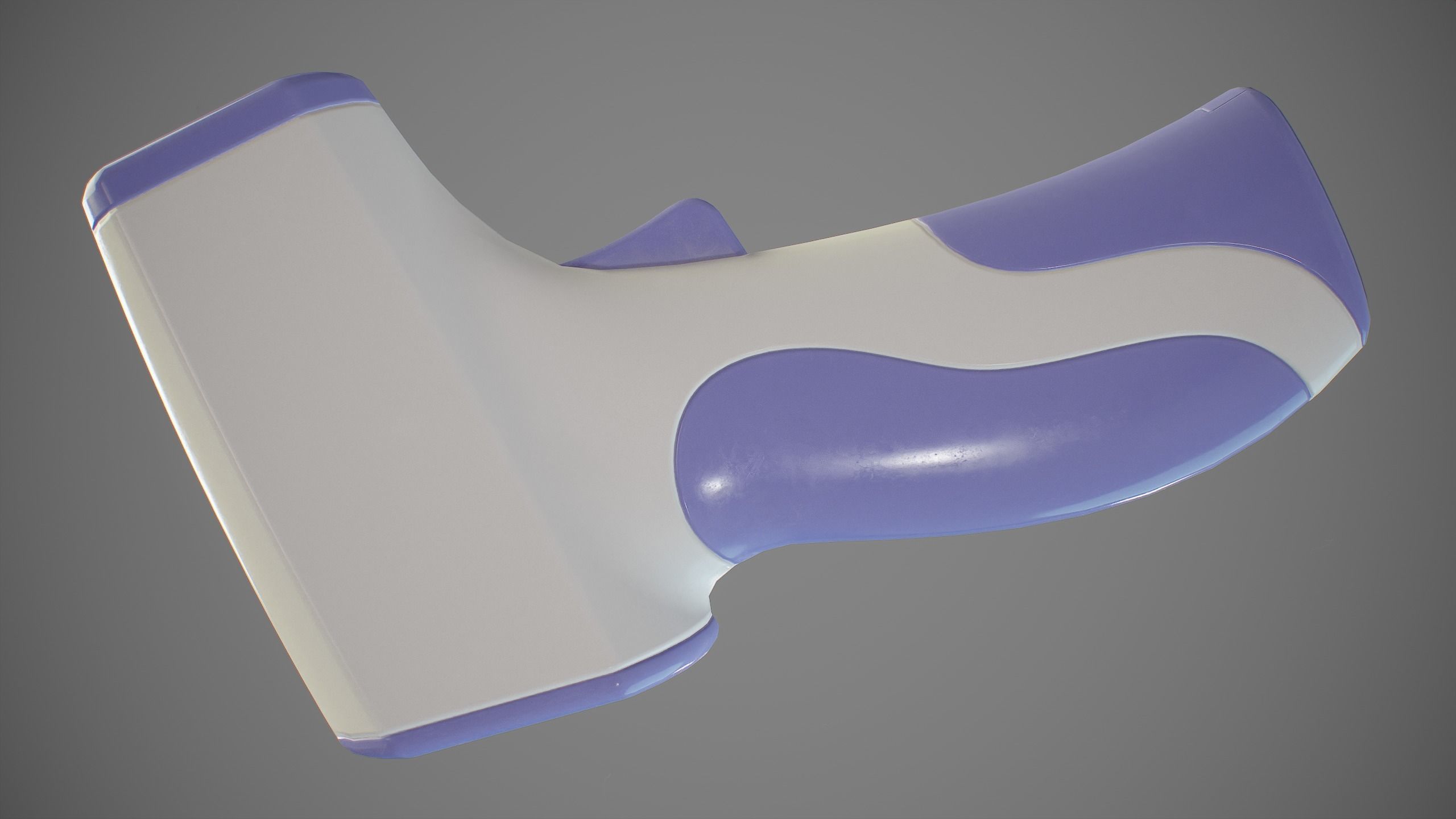 Infrared Forehead Thermometer PBR Low-poly 3D model_3