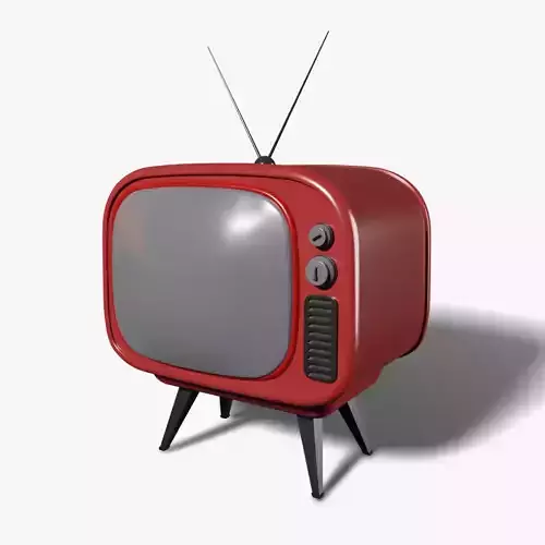 Cartoon Retro Television