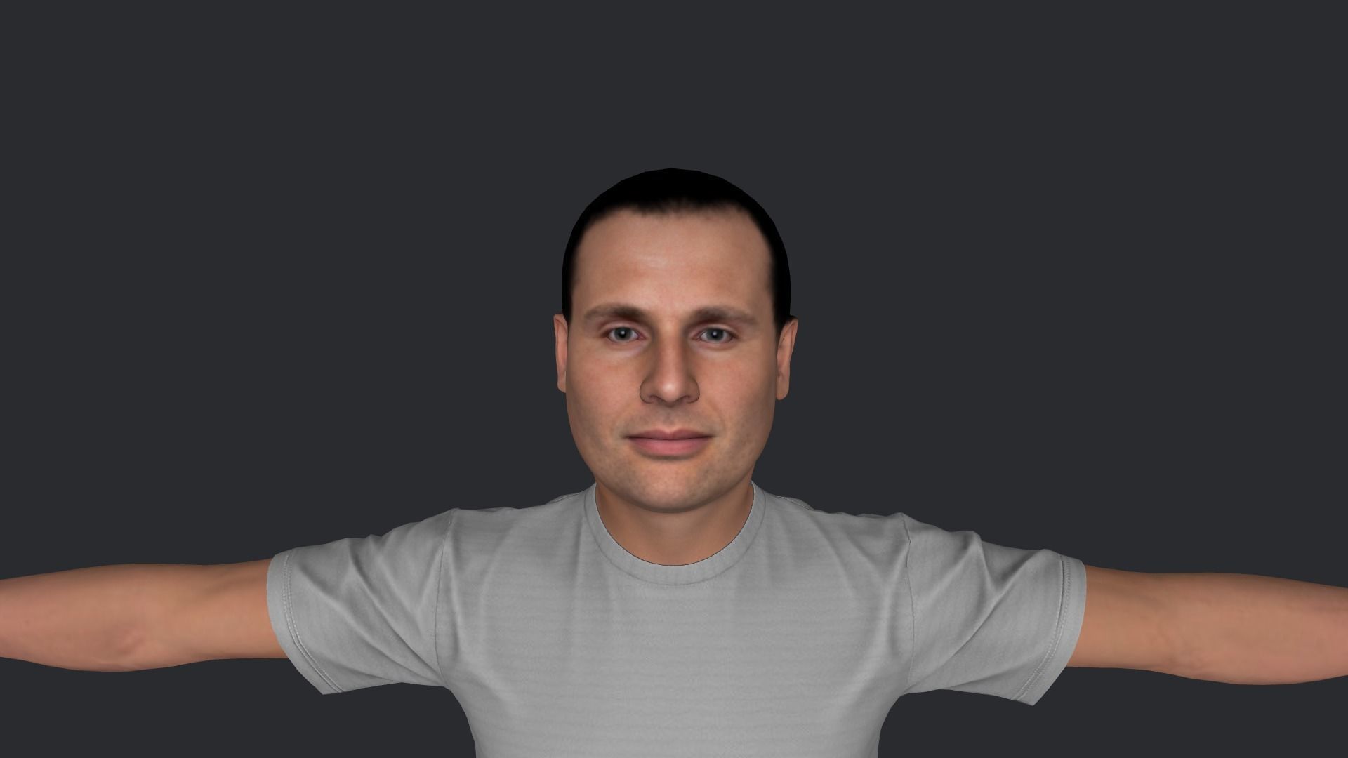 Robert Abela Hyper Realistic Full Body Rigged Character 3D model_13