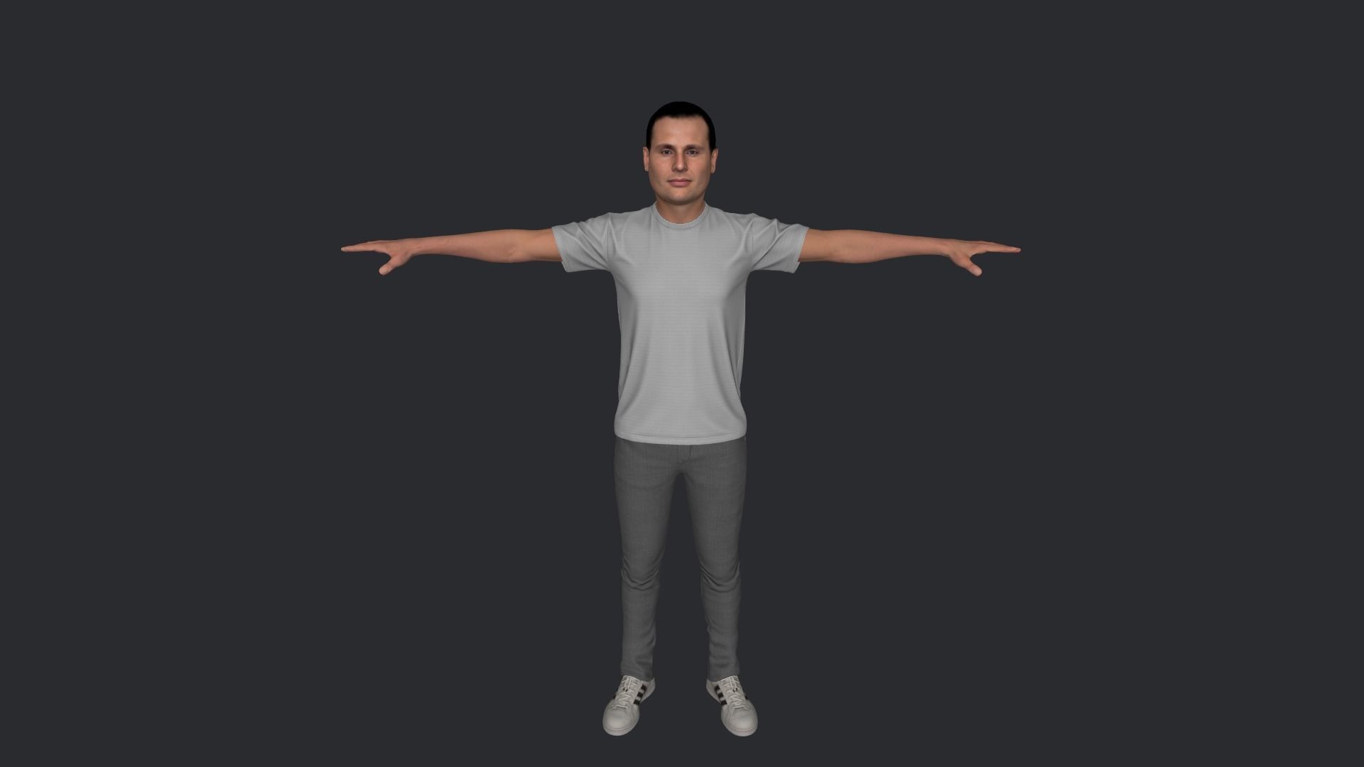 Robert Abela Hyper Realistic Full Body Rigged Character 3D model_15