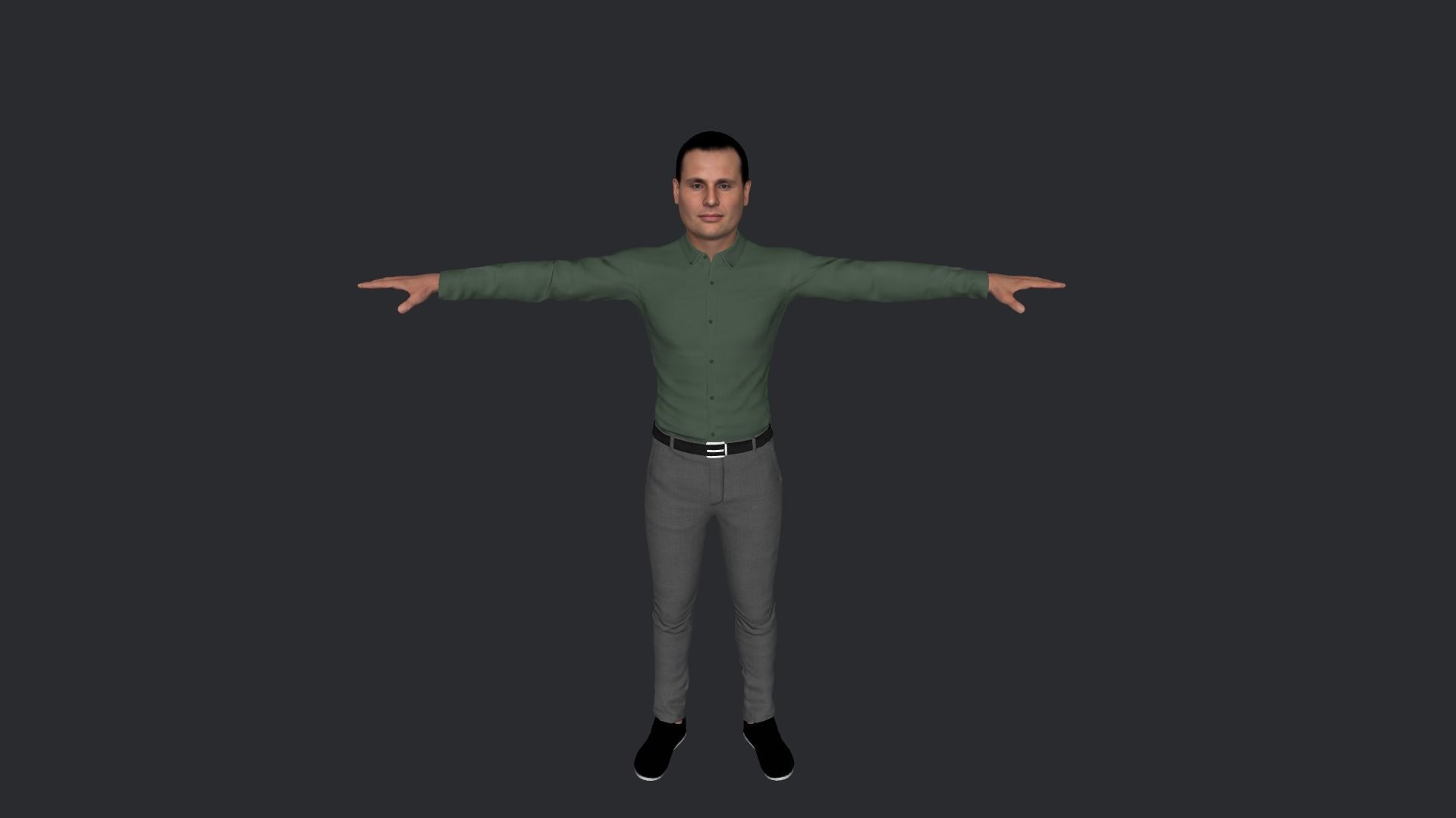 Robert Abela Hyper Realistic Full Body Rigged Character 3D model_27