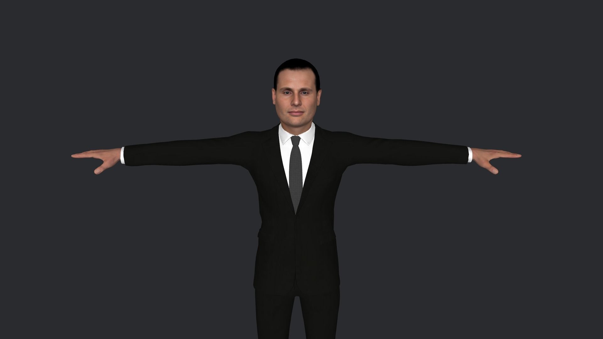 Robert Abela Hyper Realistic Full Body Rigged Character 3D model_1