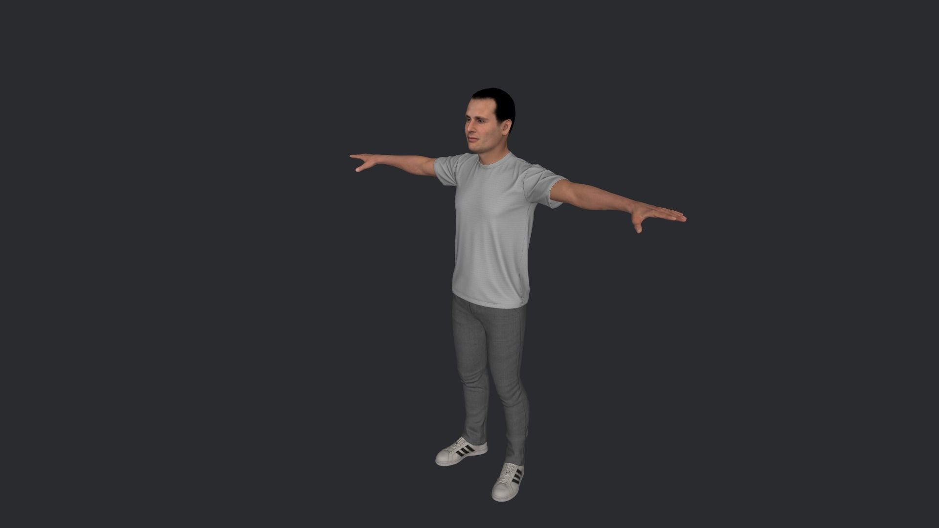 Robert Abela Hyper Realistic Full Body Rigged Character 3D model_16