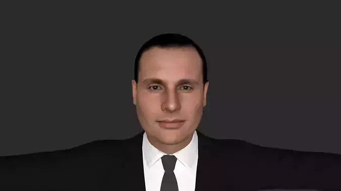 Robert Abela Hyper Realistic Full Body Rigged Character 3D model