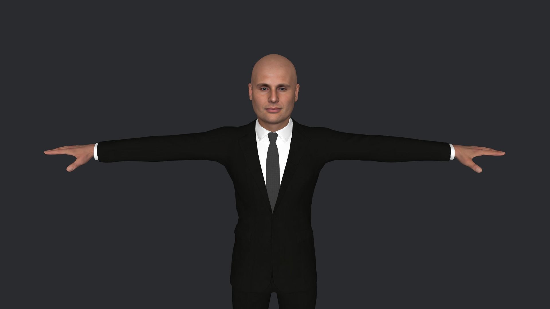 Robert Abela Hyper Realistic Full Body Rigged Character 3D model_19