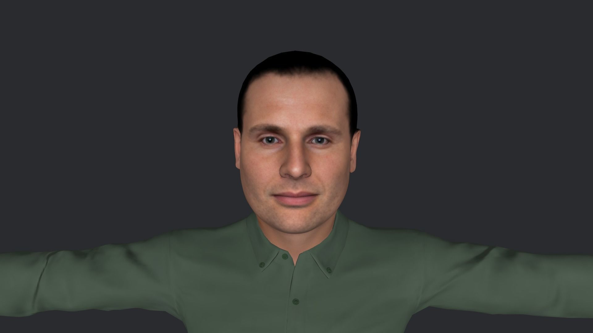 Robert Abela Hyper Realistic Full Body Rigged Character 3D model_25