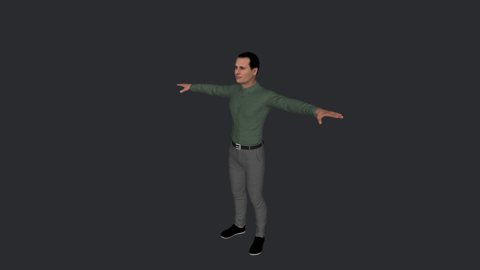 Robert Abela Hyper Realistic Full Body Rigged Character 3D model_28