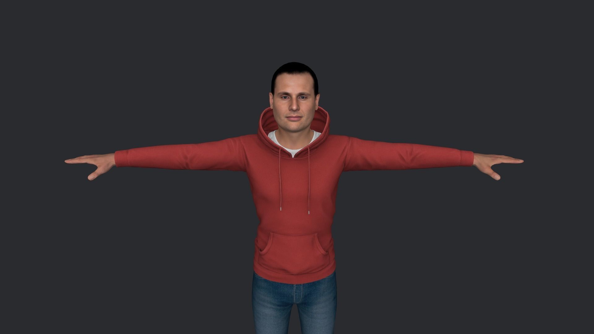 Robert Abela Hyper Realistic Full Body Rigged Character 3D model_8