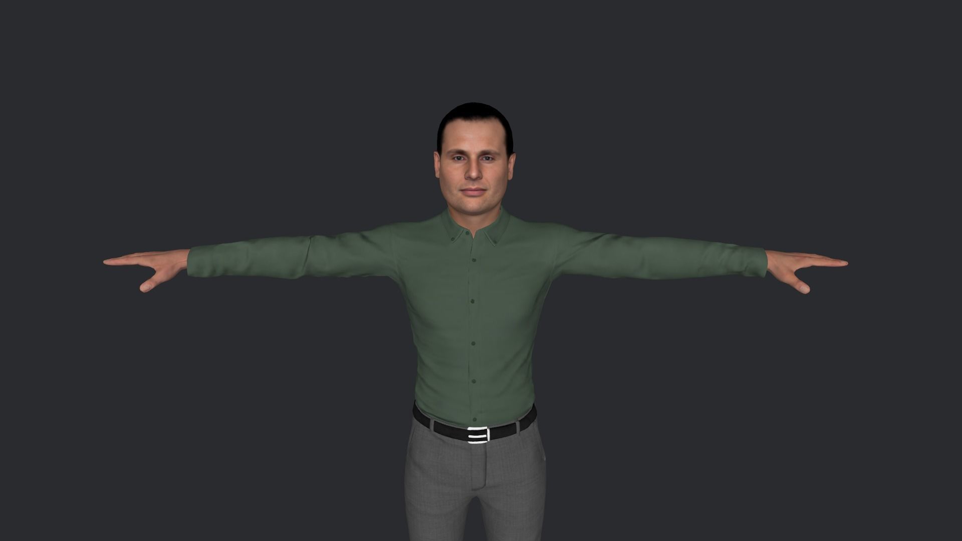 Robert Abela Hyper Realistic Full Body Rigged Character 3D model_26