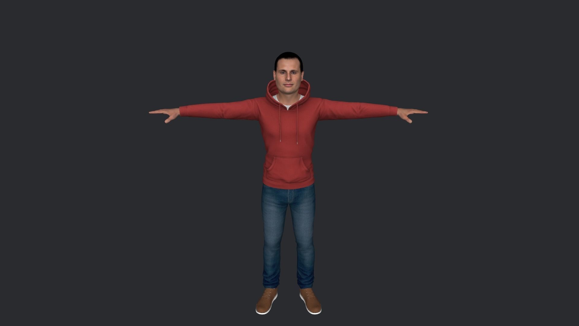 Robert Abela Hyper Realistic Full Body Rigged Character 3D model_9