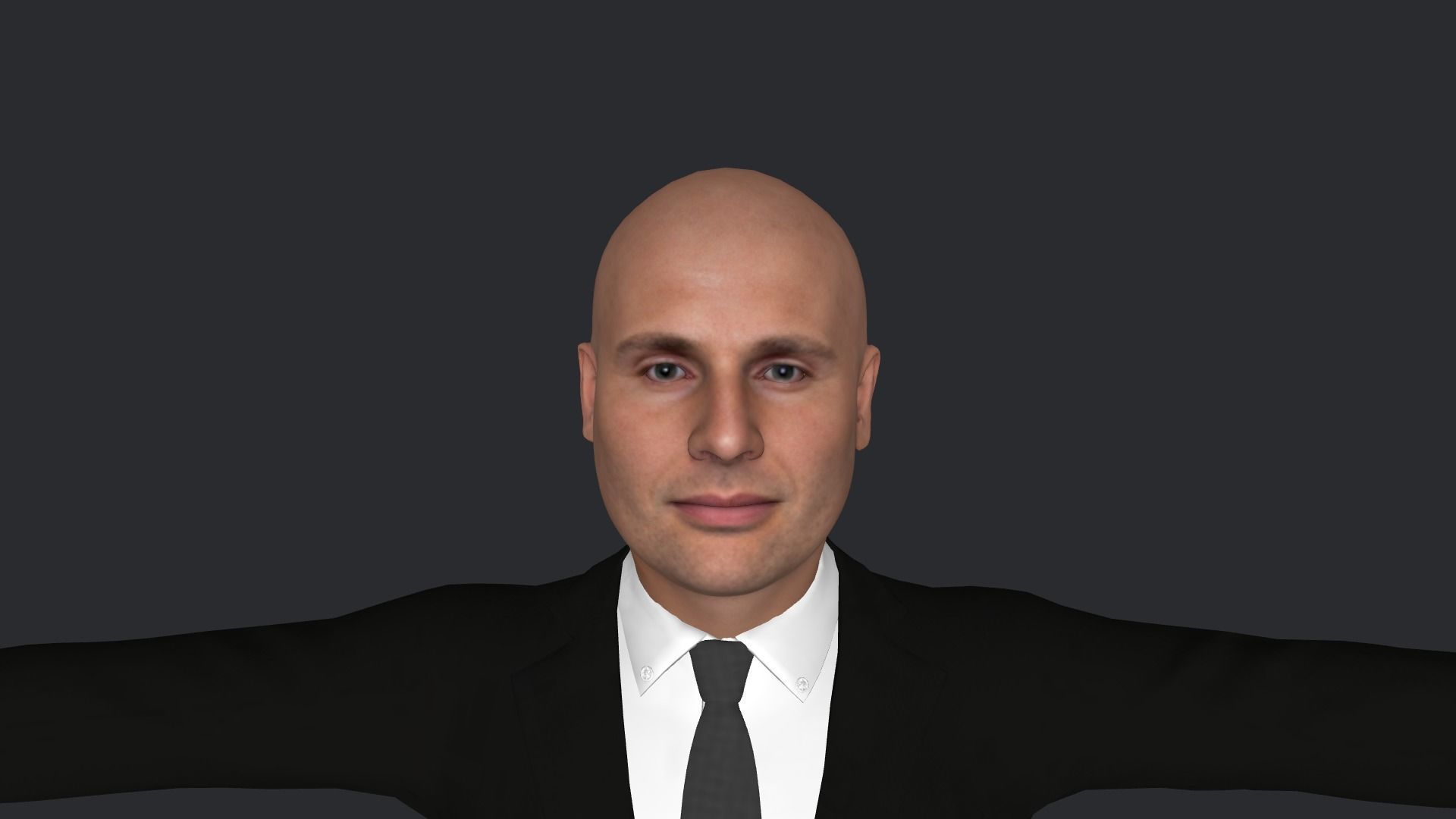 Robert Abela Hyper Realistic Full Body Rigged Character 3D model_18