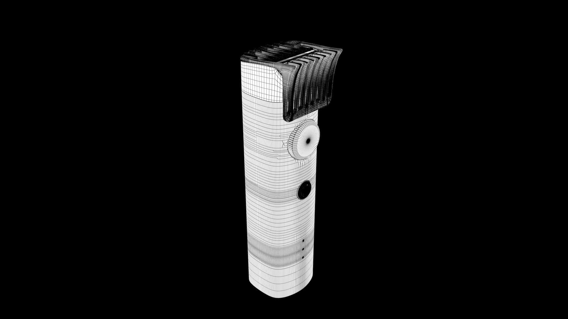 Trimmer Low-poly 3D model_7