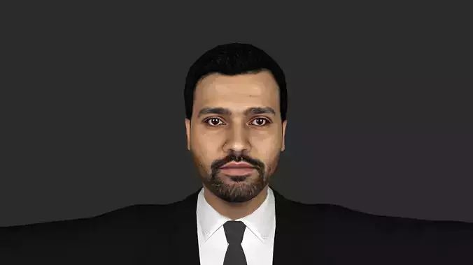 Rohit Sharma Hyper Realistic Full Body Rigged Character