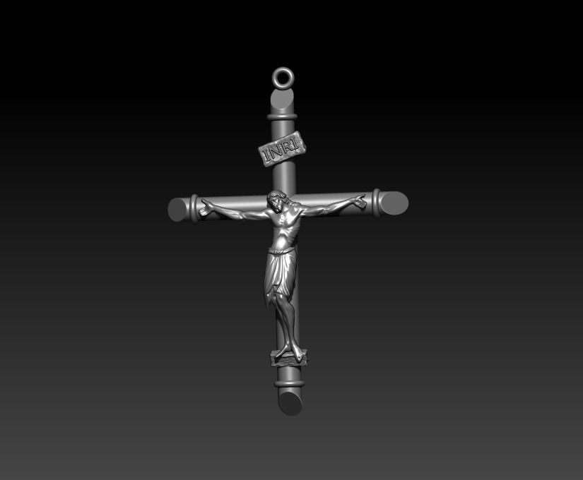 Jesus Cross 3D print model_2