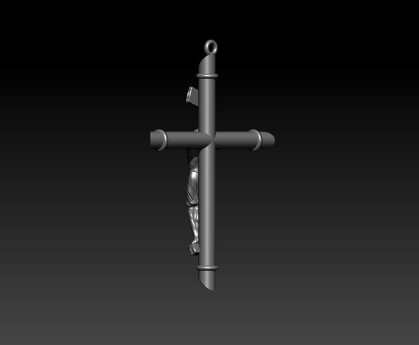 Jesus Cross 3D print model_4