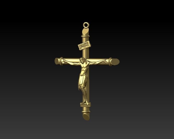 Jesus Cross 3D print model_5