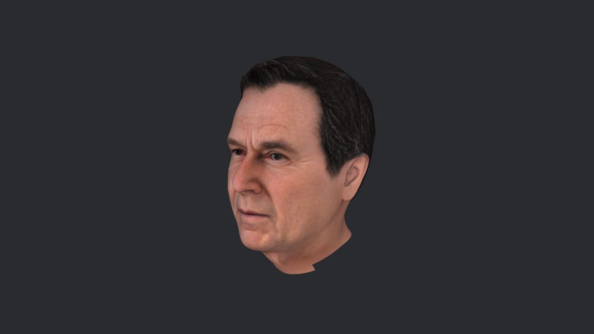 Ronald Reagan Hyper Realistic Full Body Rigged Character 3D model_23