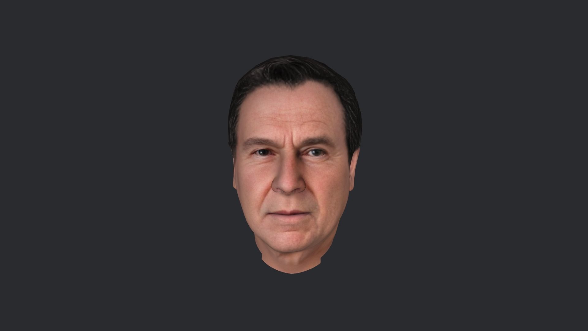 Ronald Reagan Hyper Realistic Full Body Rigged Character 3D model_22