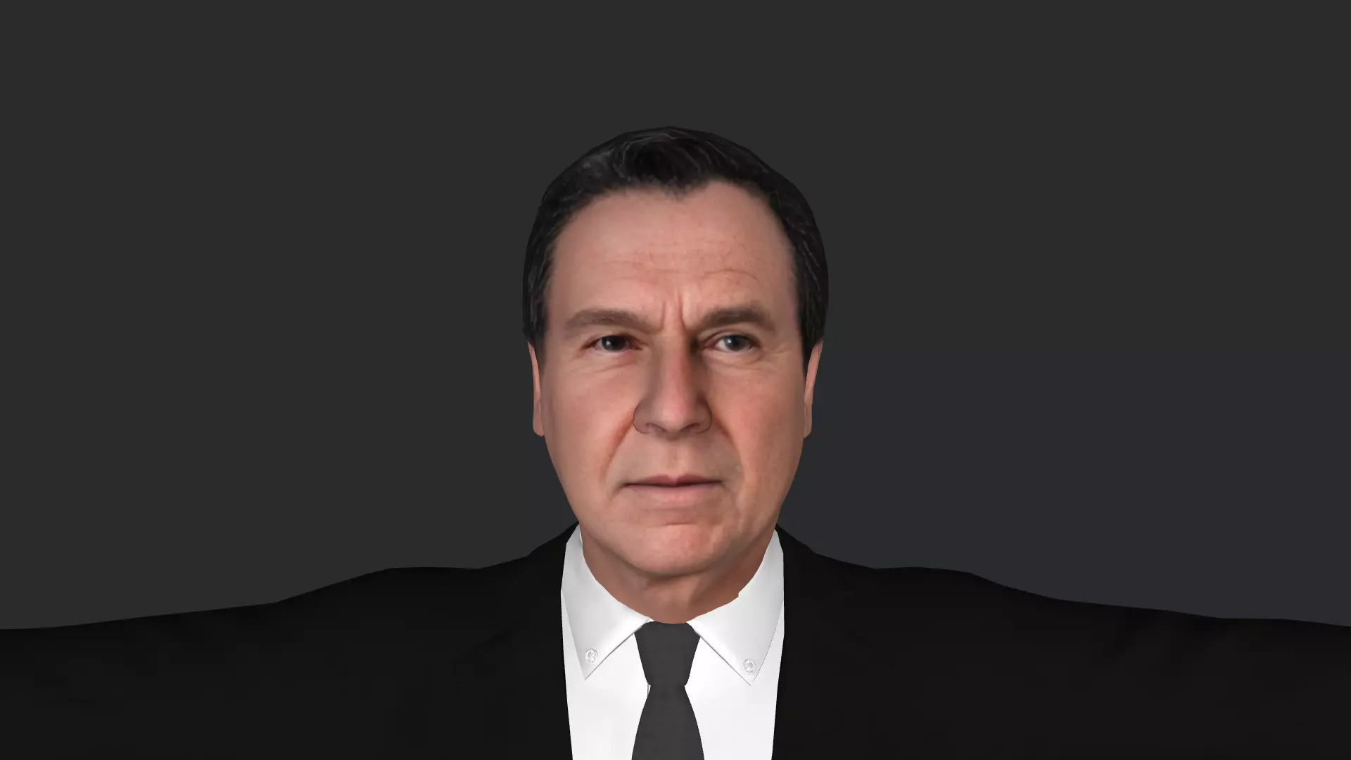 Ronald Reagan Hyper Realistic Full Body Rigged Character 3D model_0