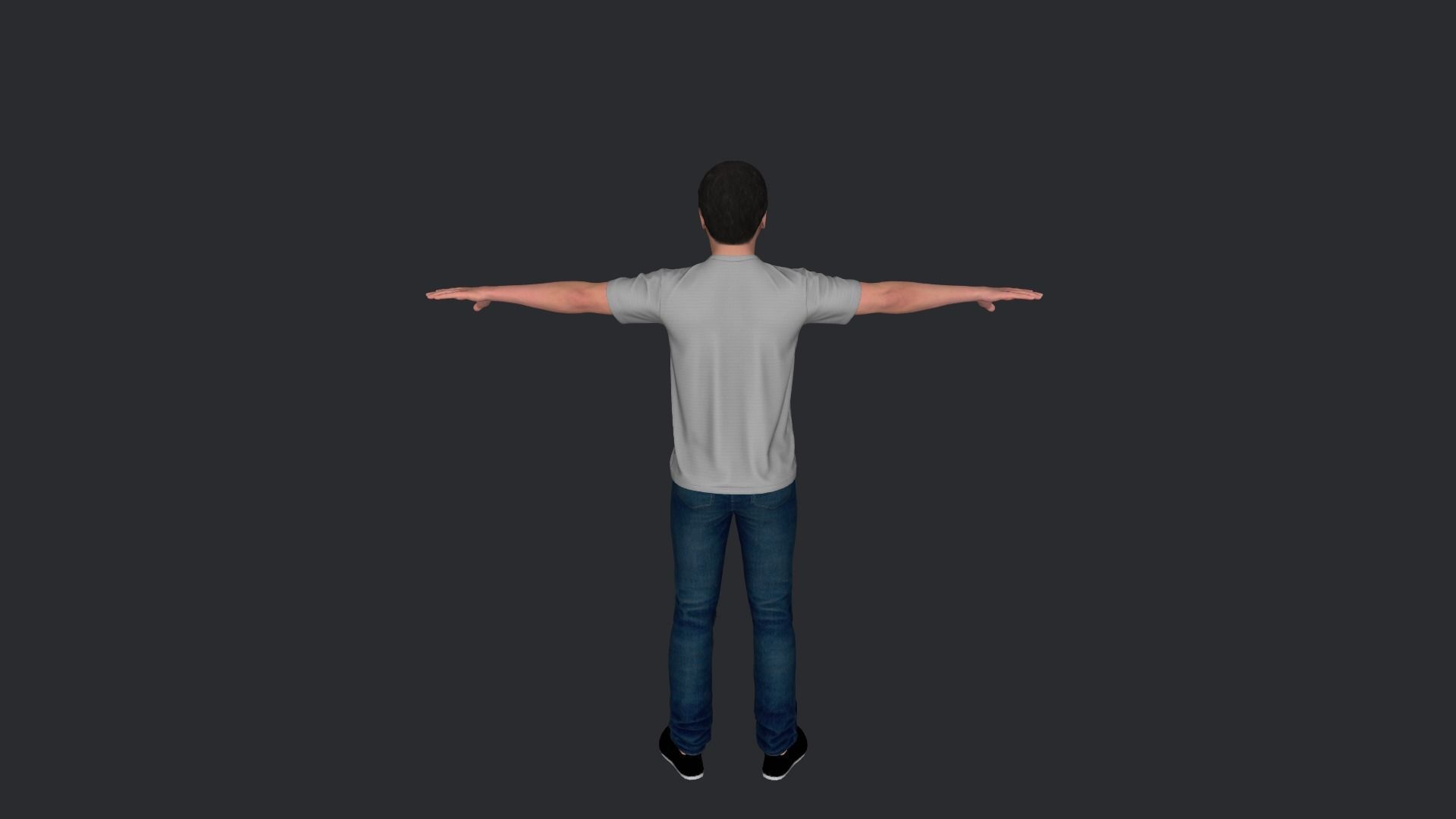 Ronald Reagan Hyper Realistic Full Body Rigged Character 3D model_19