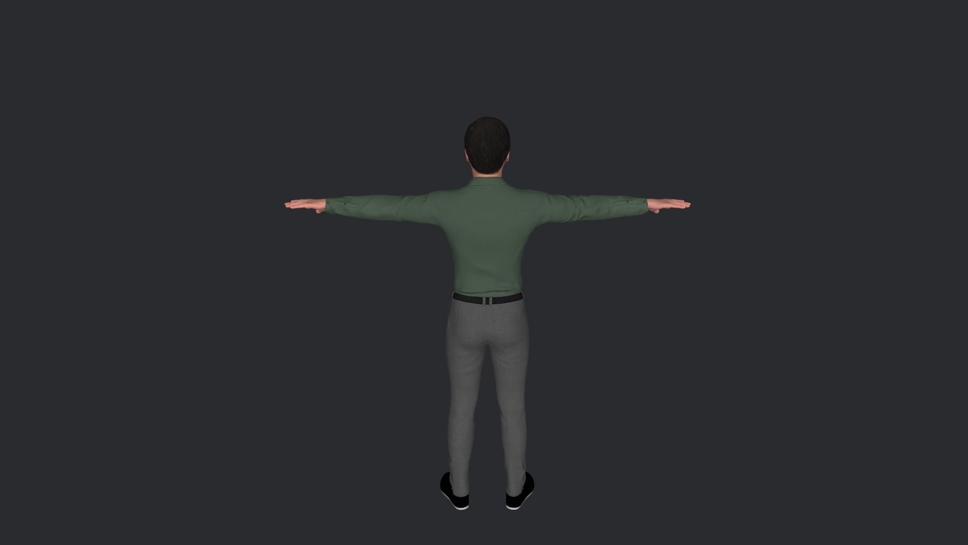Ronald Reagan Hyper Realistic Full Body Rigged Character 3D model_4