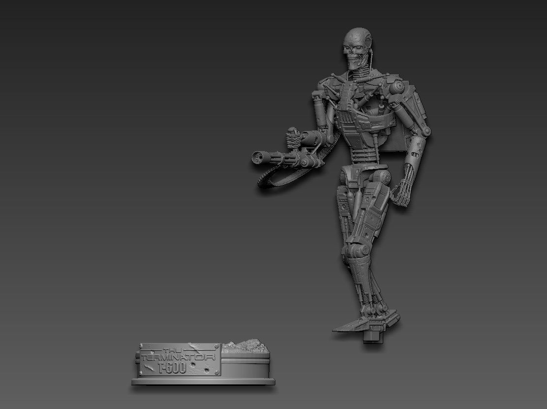 Terminator T-600 3D print model_15