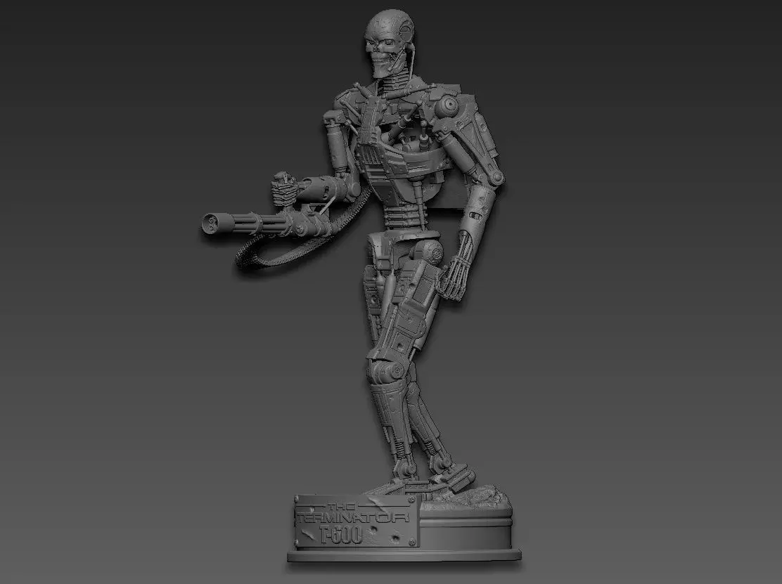 Terminator T-600 3D print model_0