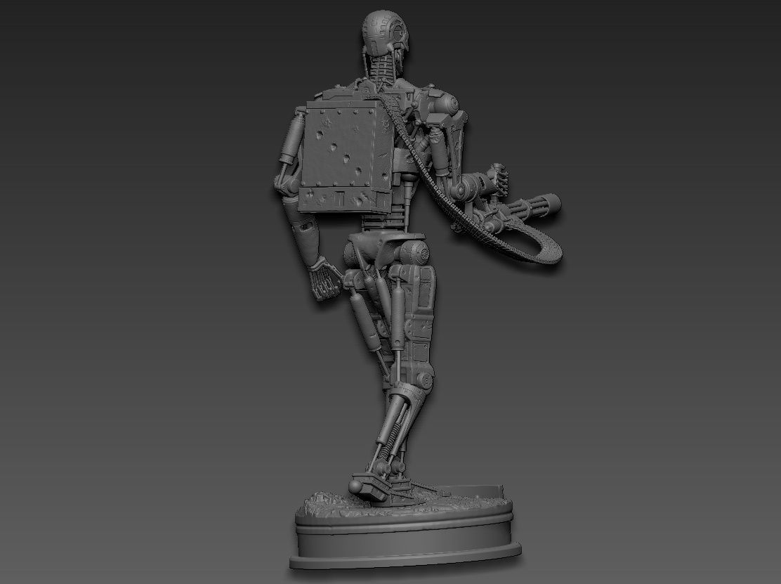 Terminator T-600 3D print model_5