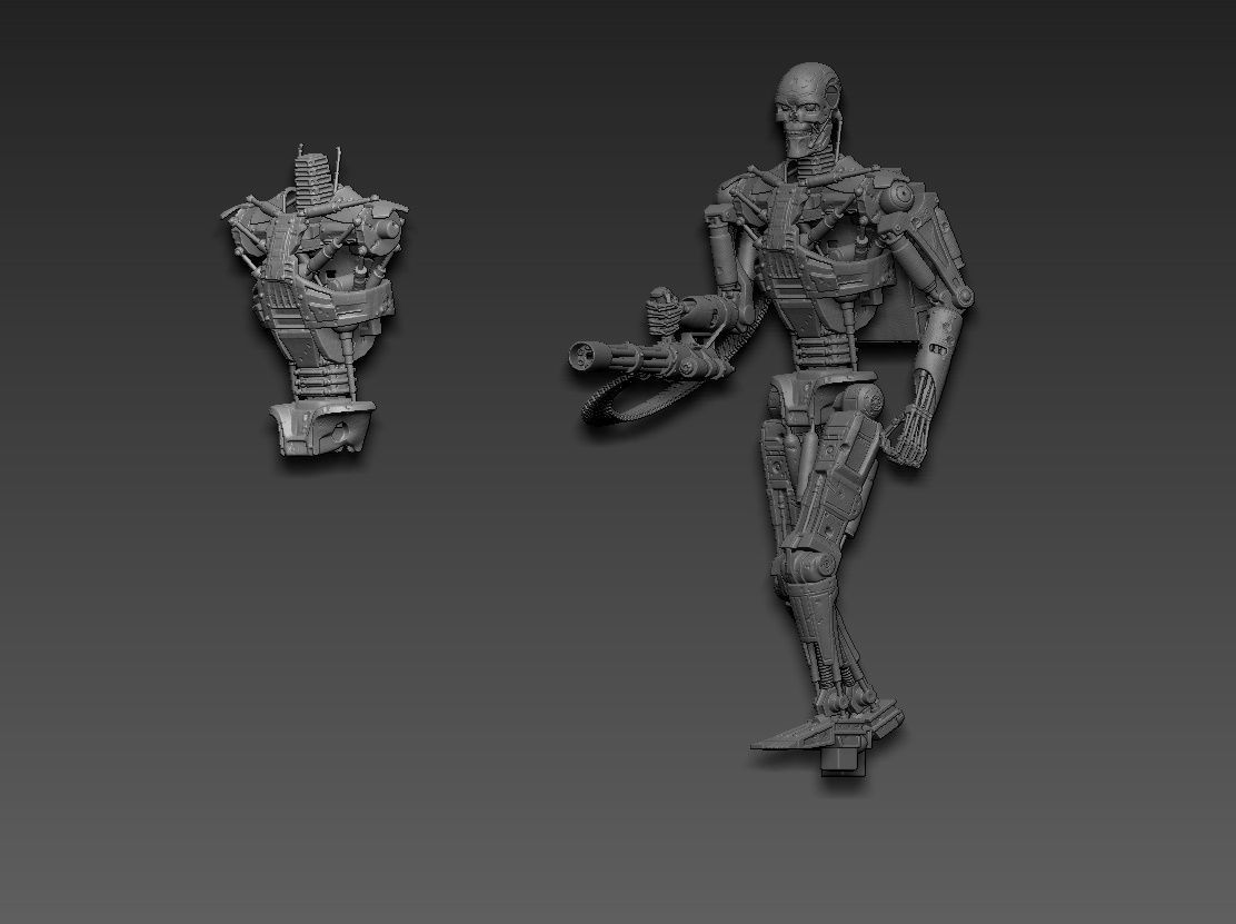 Terminator T-600 3D print model_16