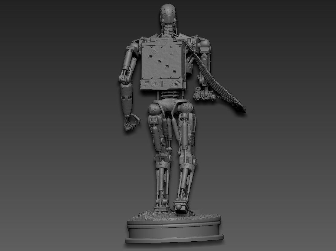 Terminator T-600 3D print model_4