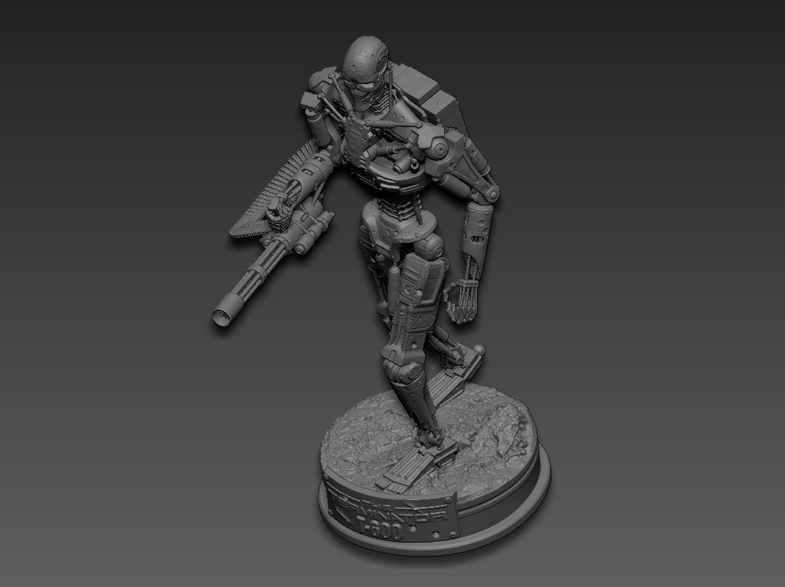 Terminator T-600 3D print model_12
