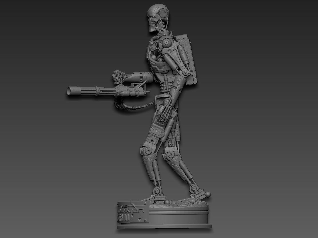 Terminator T-600 3D print model_1