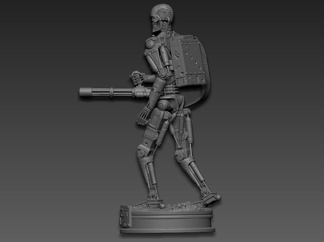 Terminator T-600 3D print model_2