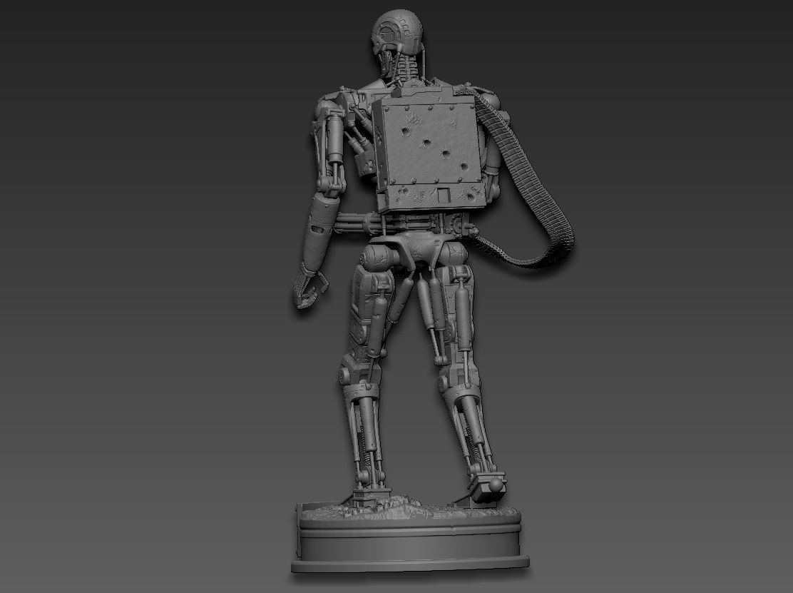 Terminator T-600 3D print model_3