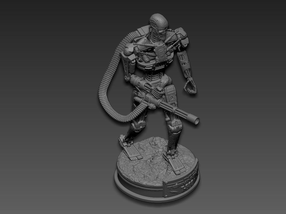 Terminator T-600 3D print model_11