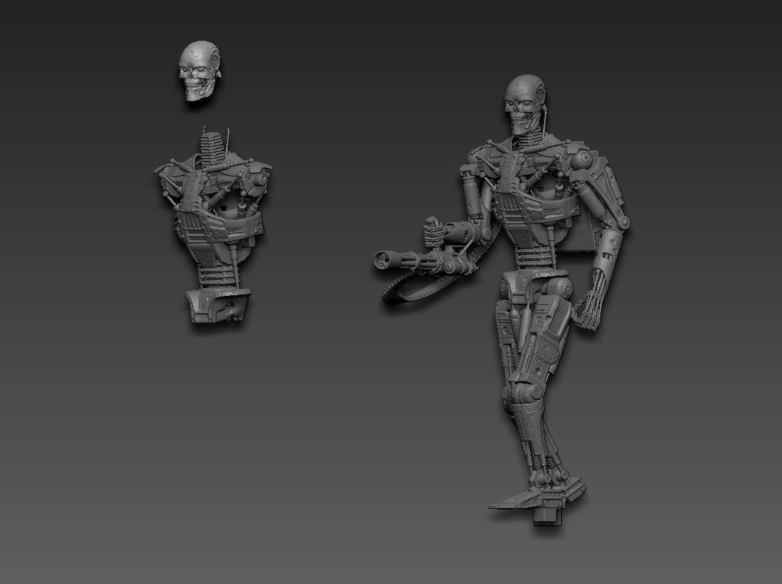 Terminator T-600 3D print model_17